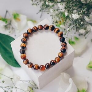 Tiger Eye Crystal Quartz Bracelet